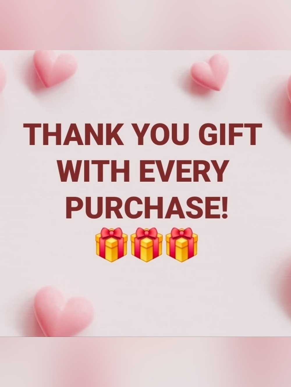 Pick A Thank You Gift For Every Purchase! 🎁   No Bidding Against Each Other! 😍